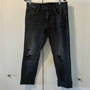 American Eagle Airflex 360 black jeans